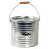Flambeau Galvanized Floating Minnow Bucket Bait Storage - 8qt - Silver