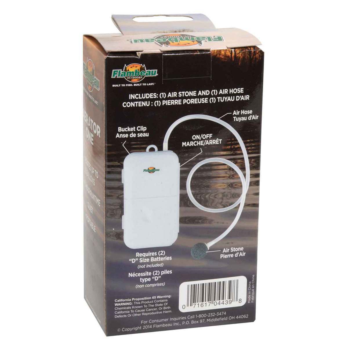 Flambeau Portable Aerator One Bait Storage Accessory - White One Flambeau Portable Aerator One Bait Storage Accessory - White One