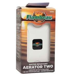Flambeau Portable Water Resistant Aerator Two Bait Storage Accessory