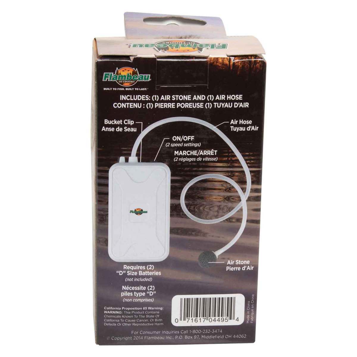 Flambeau Portable Water Resistant Aerator Two Bait Storage Accessory - White Two Flambeau Portable Water Resistant Aerator Two Bait Storage Accessory - White Two