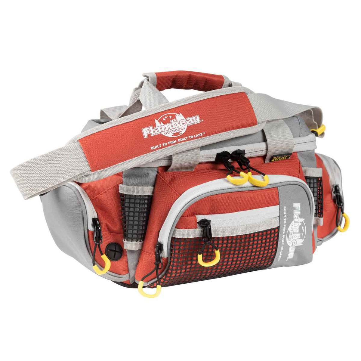 Flambeau Pro Angler 4700 Soft Tackle Bag - Grey/Red - Grey/Red 4700 Flambeau Pro Angler 4700 Soft Tackle Bag - Grey/Red - Grey/Red 4700