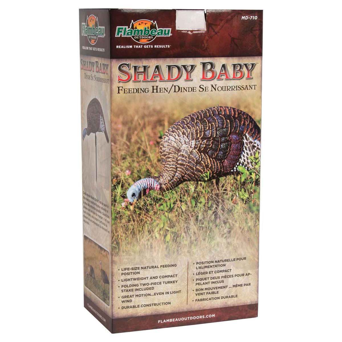 Flambeau Shady Baby Feeding Hen Turkey Decoy Flambeau Shady Baby Feeding Hen Turkey Decoy