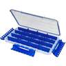 Flambeau Slim Ultimate Ultra Divided Tuff Tainer Hard Tackle Box - Blue/Clear - Blue/Clear