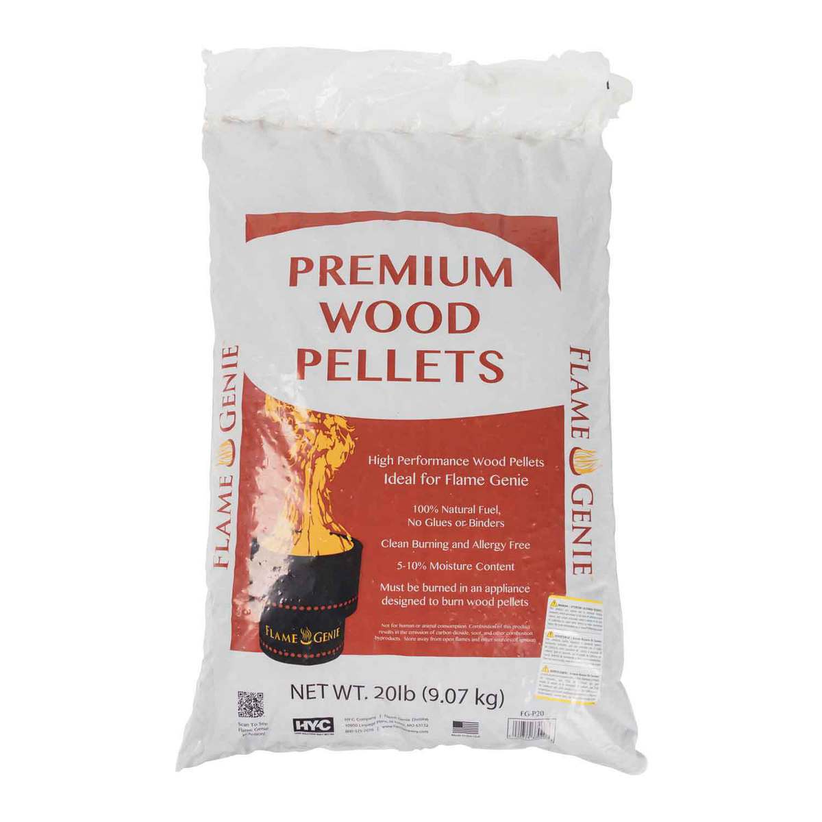 Flame Genie Wood Pellets 20LBS Flame Genie Wood Pellets 20LBS