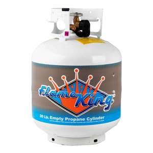 Flame King 20lb Empty Refillable Propane Cylinder