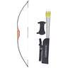 Fleetwood Lil John 10lbs Right Hand Wood Youth Longbow Set - Brown