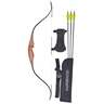 Fleetwood Lil John 10lbs Right Hand Wood Youth Recurve Bow Set - Brown