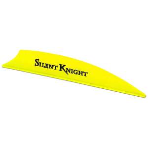 Flex Fletch Silent Knight 3in Flo Yellow Vanes - 36 Pack