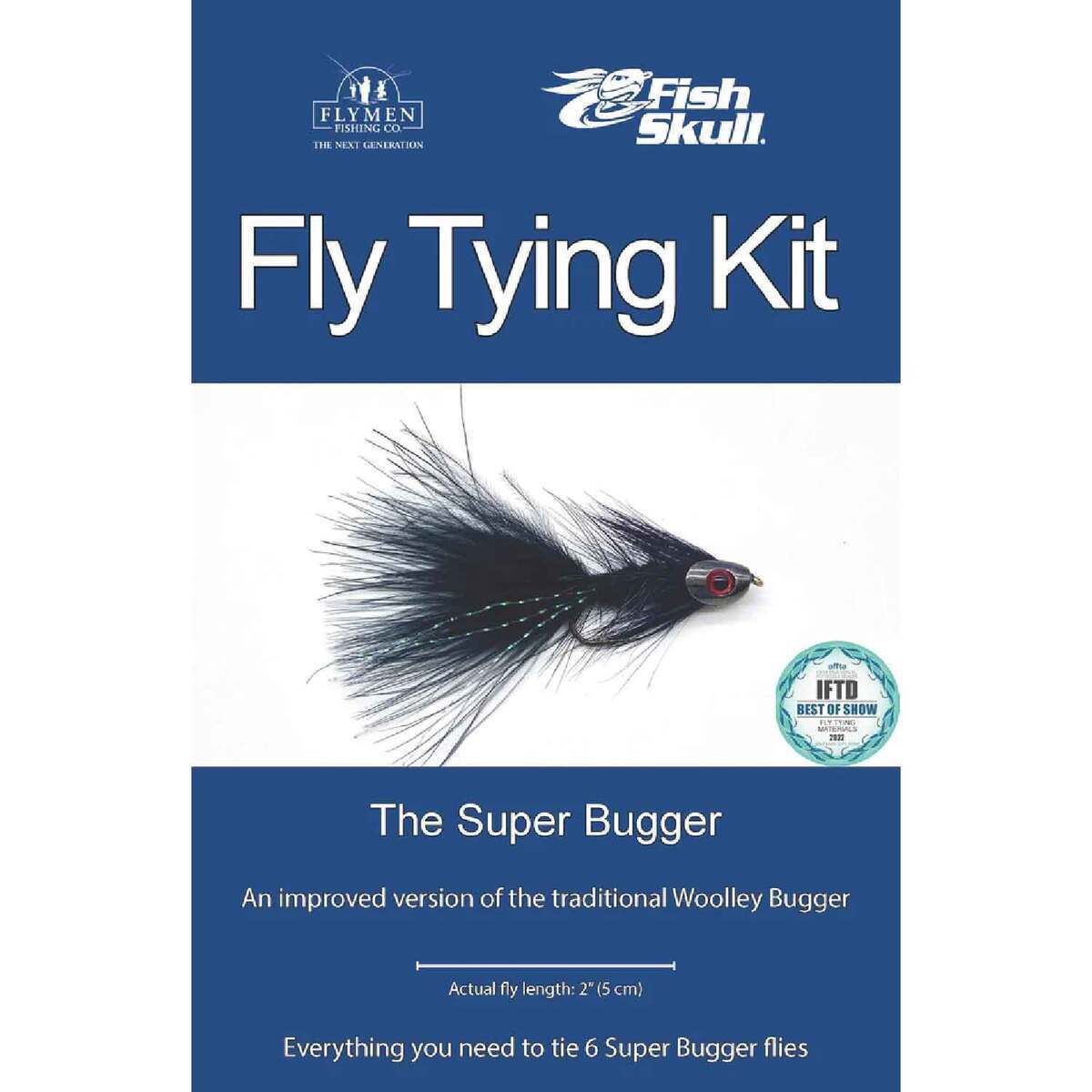 Flymen Fishing Co Super Bugger Tying Kit - Black 2 Flymen Fishing Co Super Bugger Tying Kit - Black 2