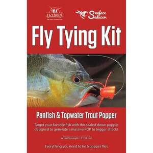 Flymen Fishing Co Surface Seducer Panfish & Topwater Trout Popper Tying Kit