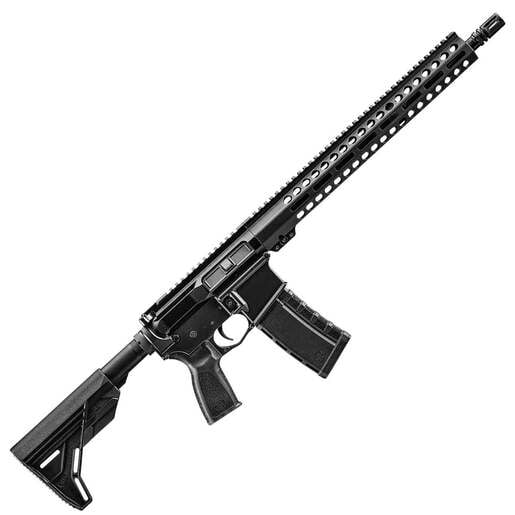 FN 15 Guardian 5.56mm Nato 16in Black Anodized Semi Automatic Modern Sporting Rifle - 30+1 Rounds - Black