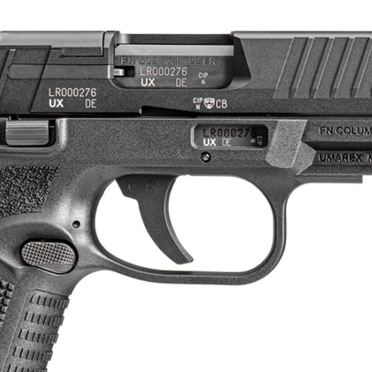 FN 502 Tactical 22 Long Rifle 4.6in Black Pistol - 15+1 Rounds - Black FN 502 Tactical 22 Long Rifle 4.6in Black Pistol - 15+1 Rounds - Black