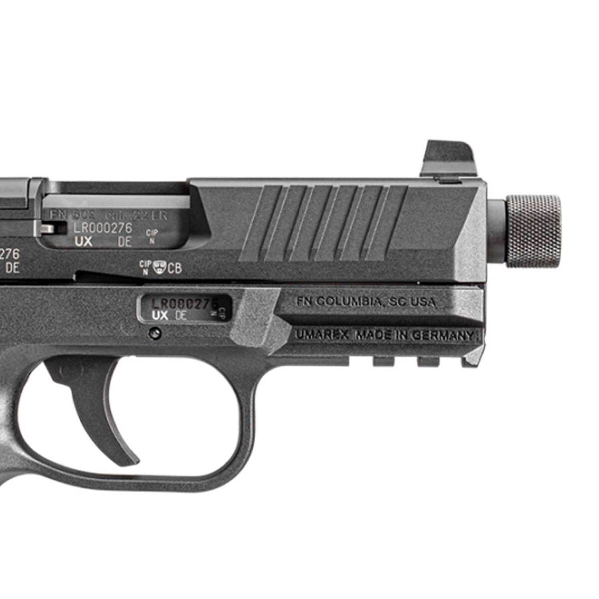 FN 502 Tactical 22 Long Rifle 4.6in Black Pistol - 15+1 Rounds - Black FN 502 Tactical 22 Long Rifle 4.6in Black Pistol - 15+1 Rounds - Black