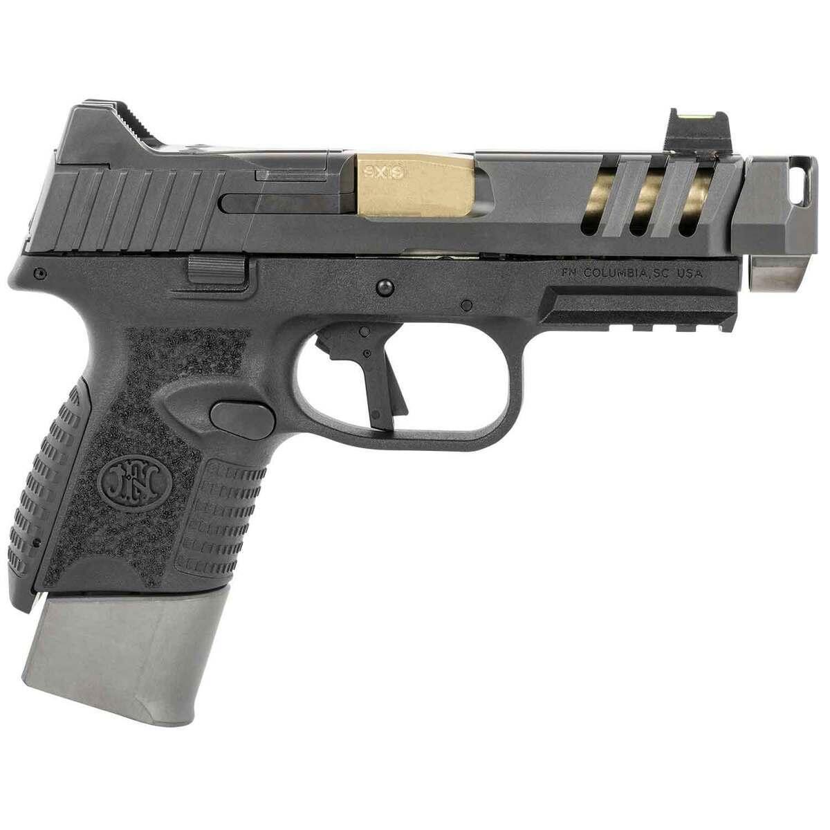 FN 509 CC Edge 9mm Luger 4.2in Graphite Pistol - 15+1 Rounds - Gray FN 509 CC Edge 9mm Luger 4.2in Graphite Pistol - 15+1 Rounds - Gray