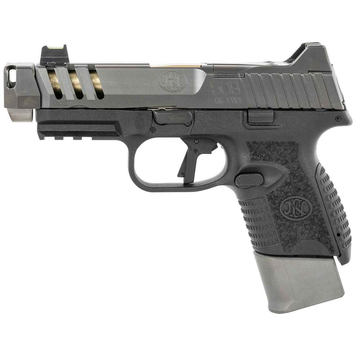 FN 509 CC Edge 9mm Luger 4.2in Graphite Pistol - 15+1 Rounds - Gray FN 509 CC Edge 9mm Luger 4.2in Graphite Pistol - 15+1 Rounds - Gray