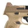 FN 509 Compact Tactical 9mm Luger 4.32in FDE Pistol - 24+1 Round - Tan