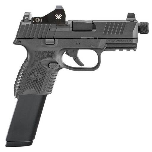 FN 509 Compact Tactical Vortex Viper 9mm Luger 4.32in Black Pistol - 24+1 Rounds - Black image