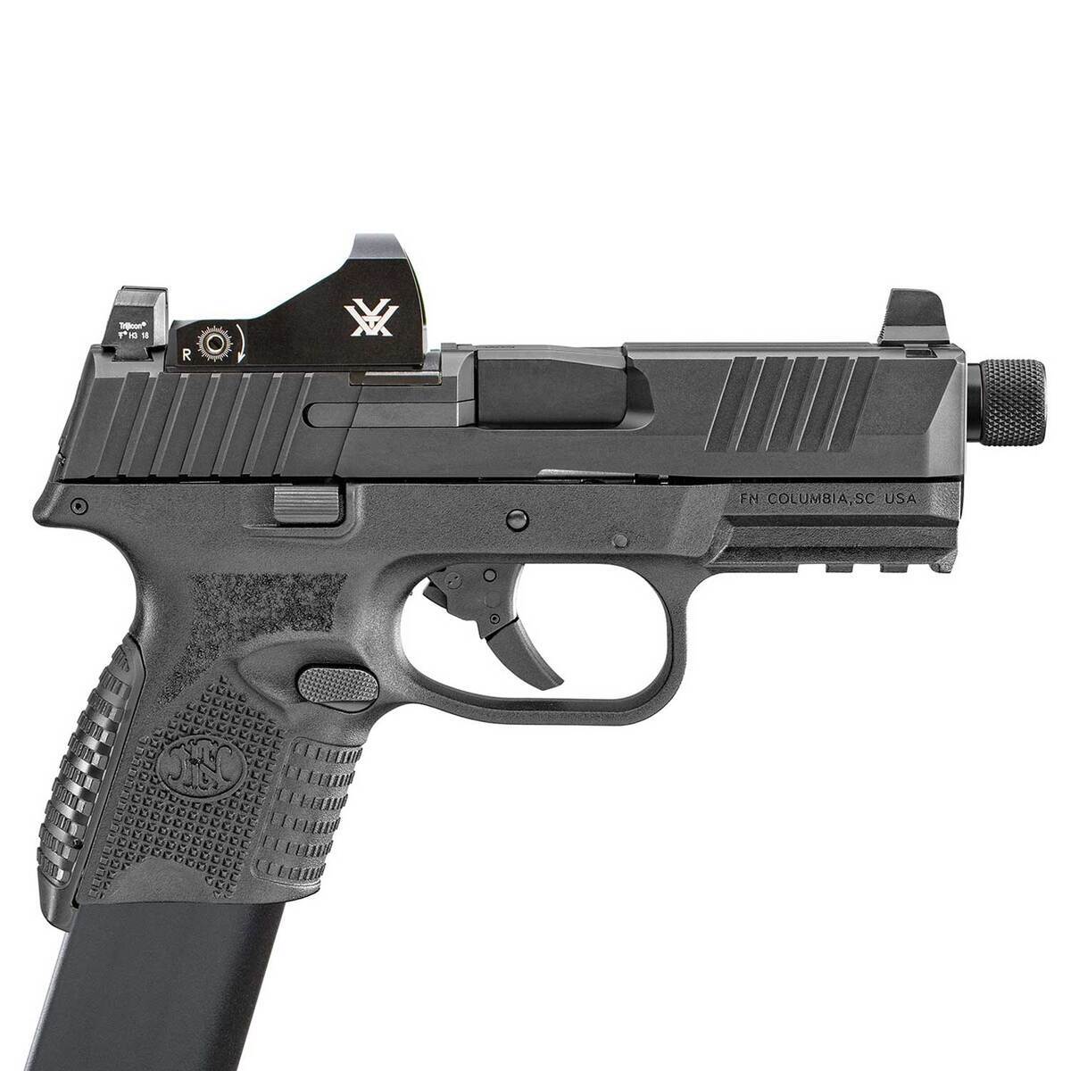 FN 509 Compact Tactical Vortex Viper 9mm Luger 4.32in Black Pistol - 24+1 Rounds - Black FN 509 Compact Tactical Vortex Viper 9mm Luger 4.32in Black Pistol - 24+1 Rounds - Black