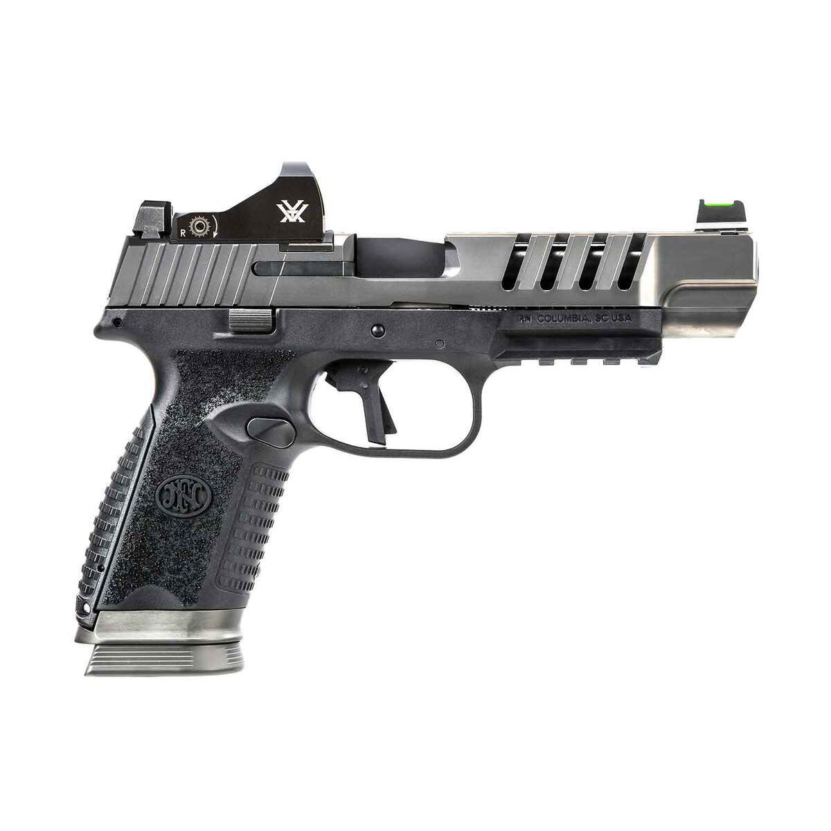FN 509 LS Edge 9mm Luger 5in Graphite PVD Pistol - 17+1 Rounds - Silver FN 509 LS Edge 9mm Luger 5in Graphite PVD Pistol - 17+1 Rounds - Silver