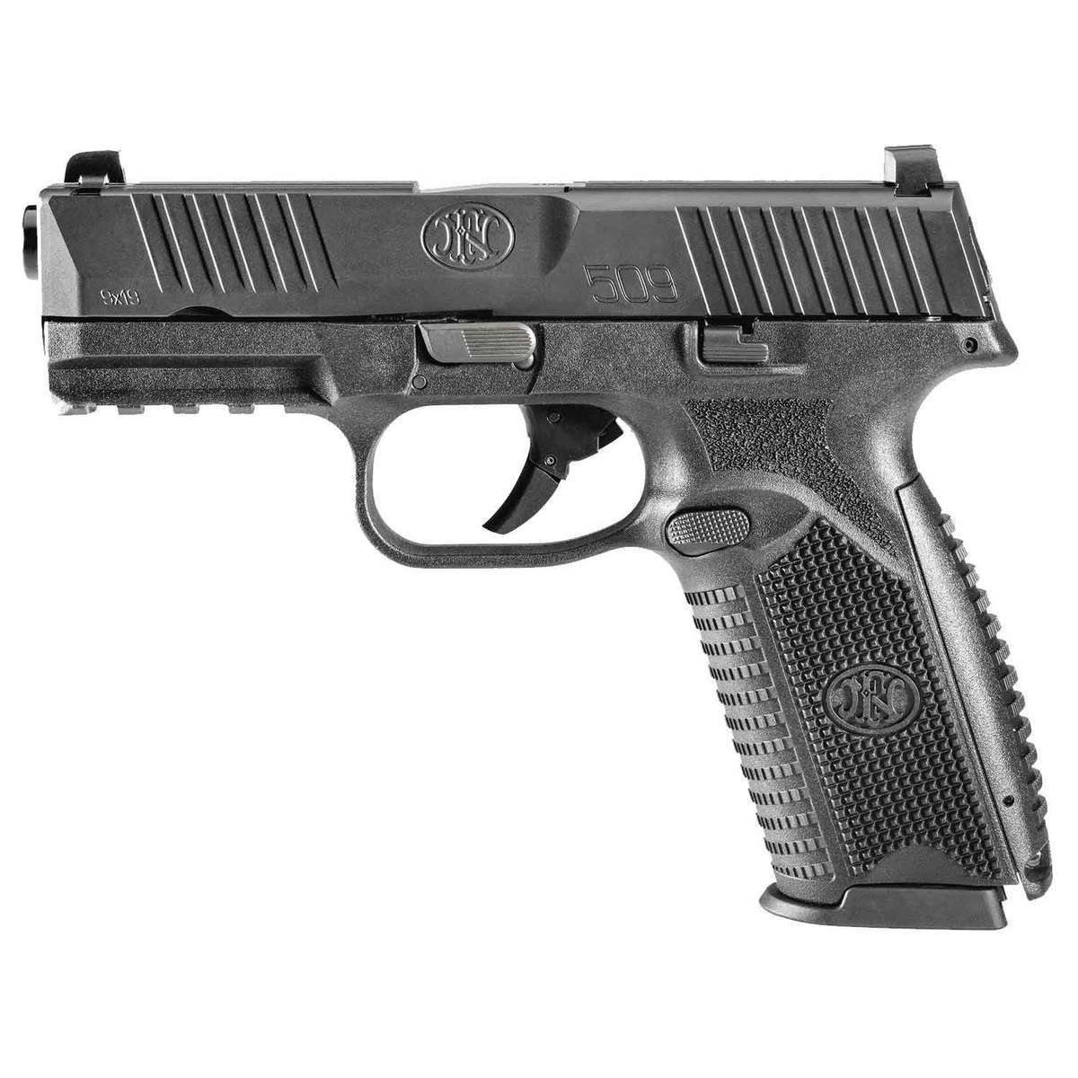FN 509 Midsize 9mm Luger 4in Black Pistol - 15+1 Rounds FN 509 Midsize 9mm Luger 4in Black Pistol - 15+1 Rounds