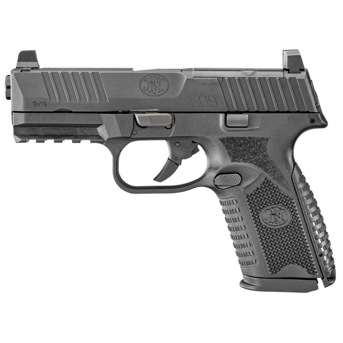 FN 509 Midsize MRD 9mm Luger 4in Black Pistol - 10+1 Rounds FN 509 Midsize MRD 9mm Luger 4in Black Pistol - 10+1 Rounds