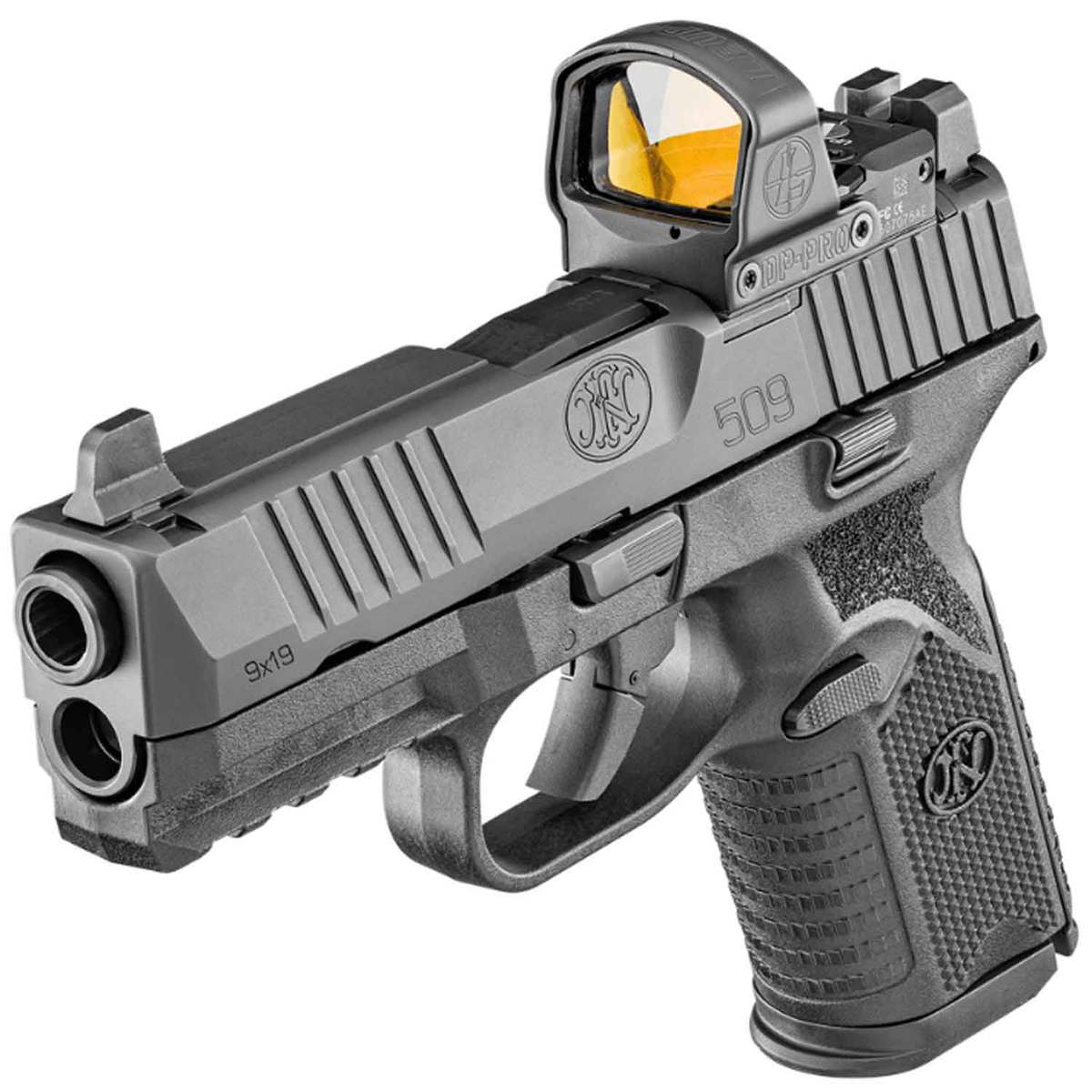 FN 509 Midsize MRD 9mm Luger 4in Black Pistol - 10+1 Rounds | Sportsman ...