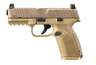 FN 509 Midsize MRD 9mm Luger 4in FDE Pistol - 15+1 Rounds - Flat Dark Earth