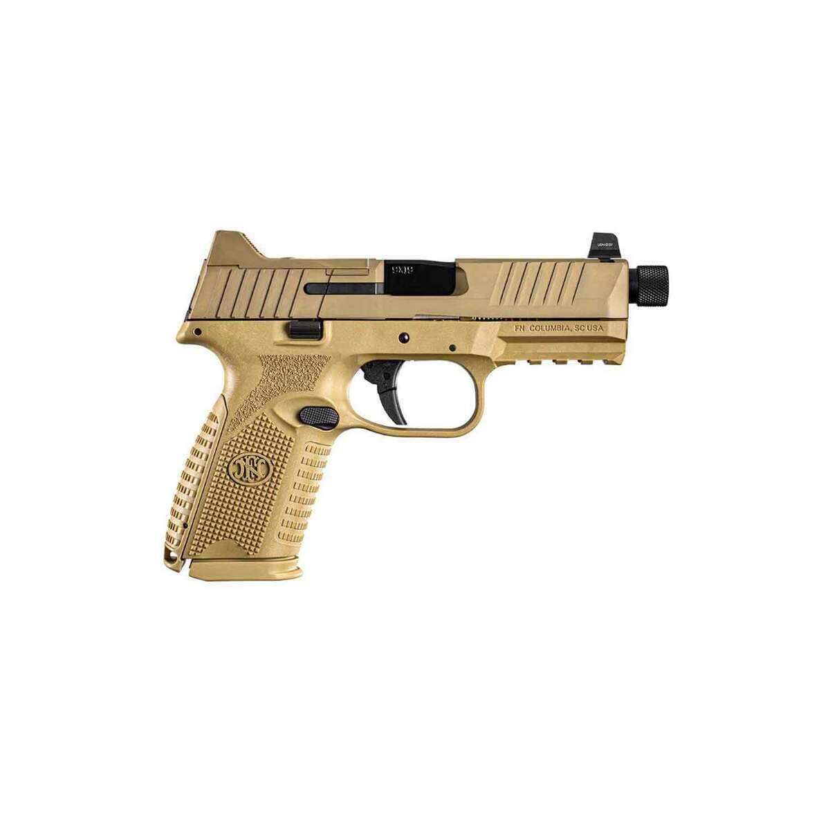 FN 509 Midsize Tactical 9mm Luger 4.5in FDE Pistol - 10+1 Rounds - Tan FN 509 Midsize Tactical 9mm Luger 4.5in FDE Pistol - 10+1 Rounds - Tan