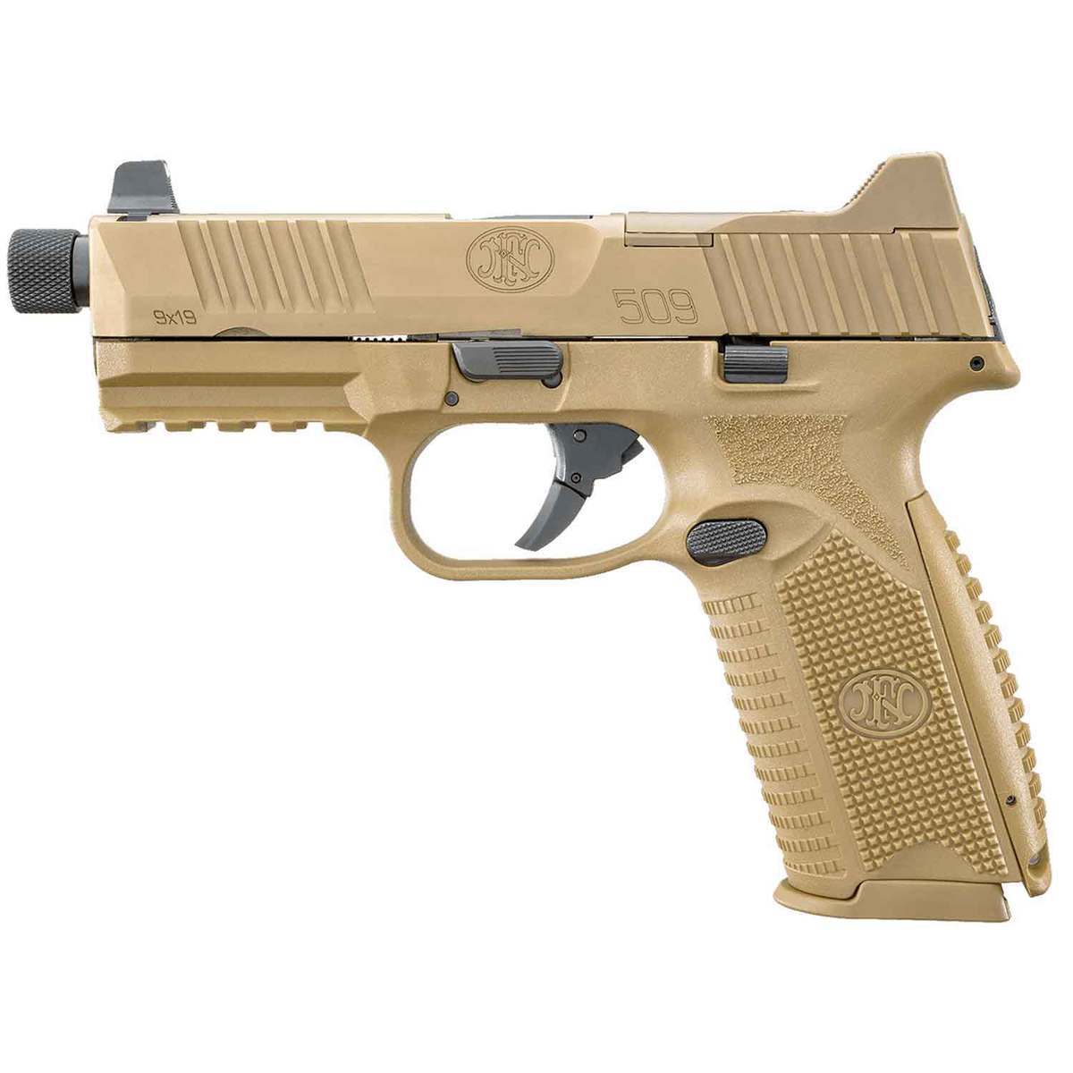 FN 509 Tactical 9mm Luger 4.5in FDE Pistol - 10+1 Rounds FN 509 Tactical 9mm Luger 4.5in FDE Pistol - 10+1 Rounds