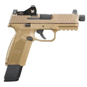 FN 509 Tactical Vortex Viper 9mm Luger 4.5in FDE Pistol - 24+1 Rounds