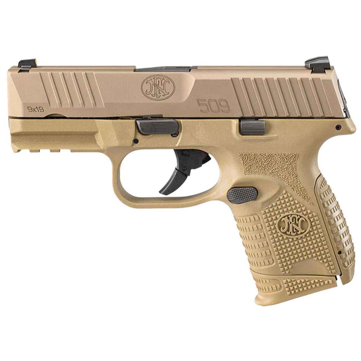 FN 509C 9mm Luger 3.7in FDE Pistol - 15+1 Rounds - Flat Dark Earth FN 509C 9mm Luger 3.7in FDE Pistol - 15+1 Rounds - Flat Dark Earth