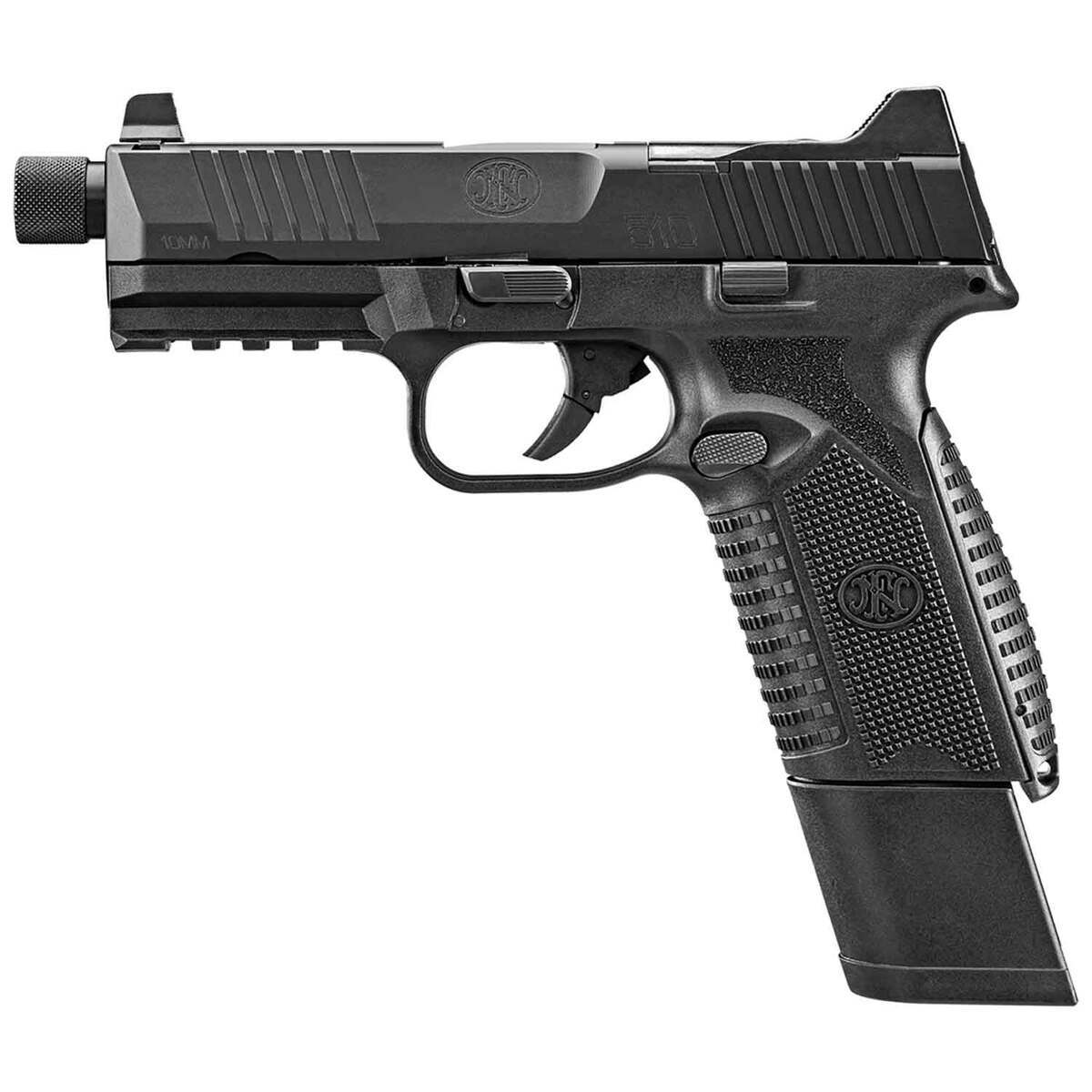 FN 510 Tactical 10mm Auto 4.7in Black Pistol - 22+1 Rounds - Black FN 510 Tactical 10mm Auto 4.7in Black Pistol - 22+1 Rounds - Black