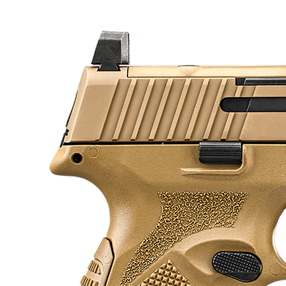 FN 545 45 Auto (ACP) 4.7in FDE Cerakote Pistol - 10+1 Rounds - Tan FN 545 45 Auto (ACP) 4.7in FDE Cerakote Pistol - 10+1 Rounds - Tan