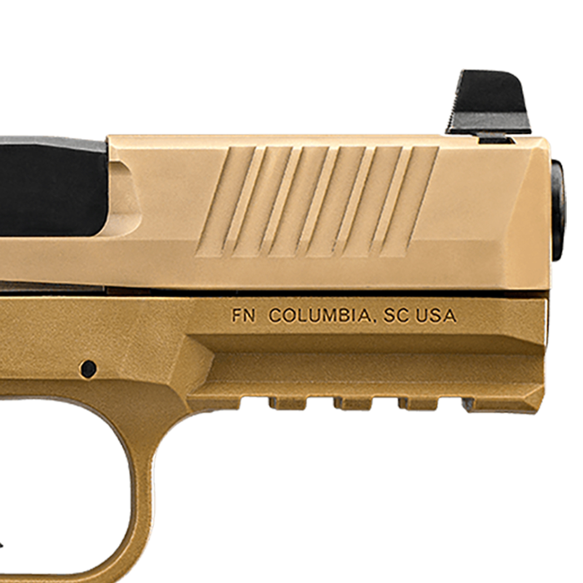 FN 545 45 Auto (ACP) 4.7in FDE Cerakote Pistol - 10+1 Rounds - Tan FN 545 45 Auto (ACP) 4.7in FDE Cerakote Pistol - 10+1 Rounds - Tan