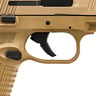 FN 545 45 Auto (ACP) 4.7in FDE Cerakote Pistol - 15+1 Rounds - Tan