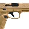 FN 545 Tactical 45 Auto (ACP) 4.7in FDE Anodized Pistol - 10+1 Rounds - Tan
