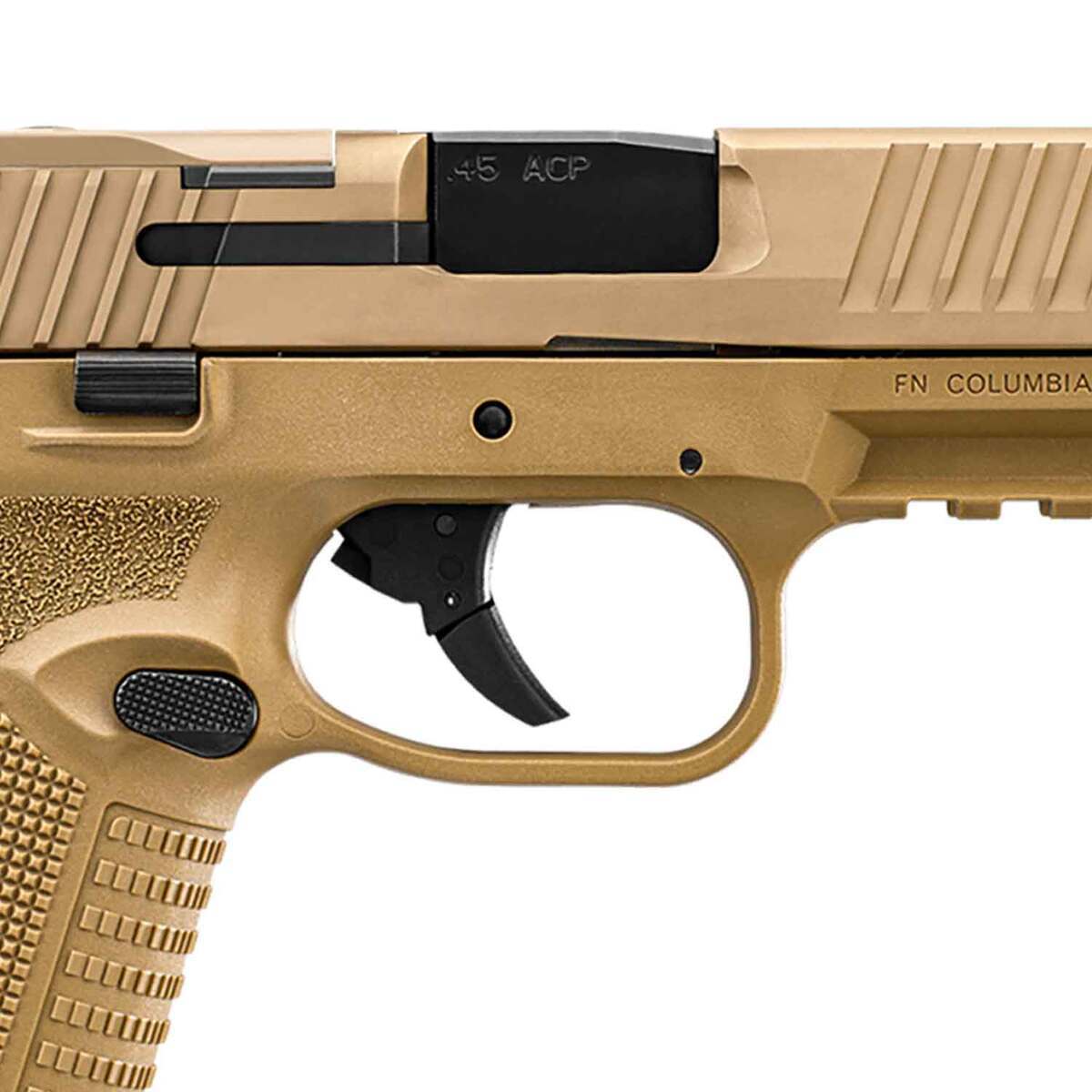 FN 545 Tactical 45 Auto (ACP) 4.7in FDE Pistol - 18+1 Rounds - Tan FN 545 Tactical 45 Auto (ACP) 4.7in FDE Pistol - 18+1 Rounds - Tan