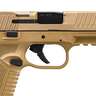 FN 545 Tactical 45 Auto (ACP) 4.7in FDE Pistol - 18+1 Rounds - Tan