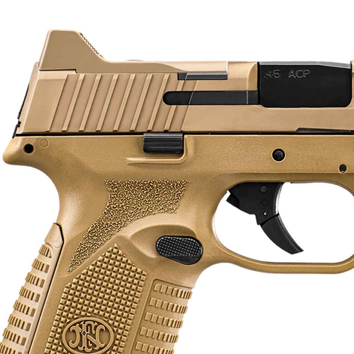 FN 545 Tactical 45 Auto (ACP) 4.7in FDE Pistol - 18+1 Rounds - Tan FN 545 Tactical 45 Auto (ACP) 4.7in FDE Pistol - 18+1 Rounds - Tan