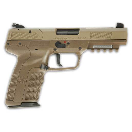 FN Five-Seven 5.7X28 FDE 4.8in Pistol - 20+1 Rounds - Tan image