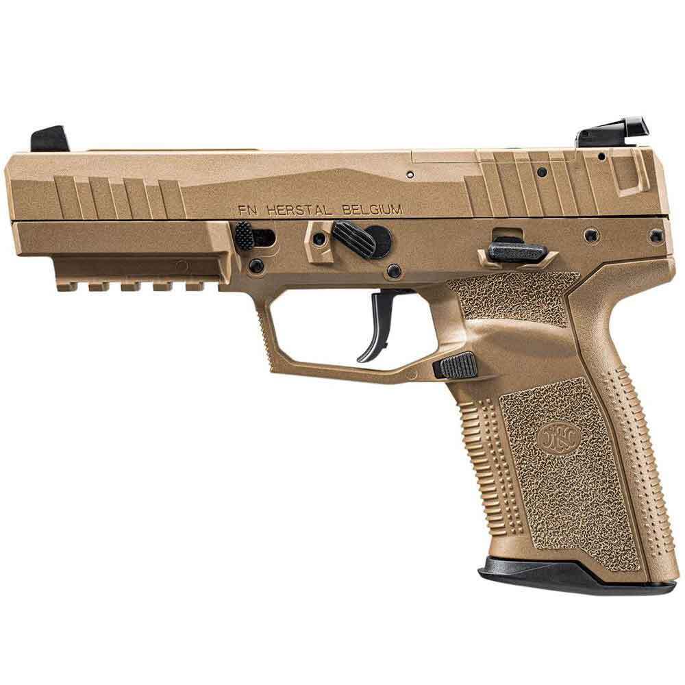 FN Five-Seven 5.7x28mm 4.8in Flat Dark Earth Pistol - 20+1 Rounds - Tan FN Five-Seven 5.7x28mm 4.8in Flat Dark Earth Pistol - 20+1 Rounds - Tan
