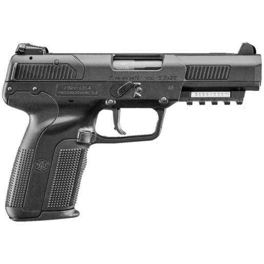 FN Five-seveN 5.7x28mm 4.8in Matte Black Pistol - 20+1 Rounds - Black image
