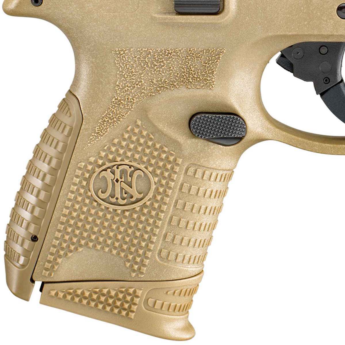 FN FN 509 Compact 9mm Luger 3.7in FDE/Black Pistol - 15+1 Rounds - Tan FN FN 509 Compact 9mm Luger 3.7in FDE/Black Pistol - 15+1 Rounds - Tan
