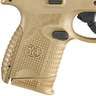 FN FN 509 Compact 9mm Luger 3.7in FDE/Black Pistol - 15+1 Rounds - Tan