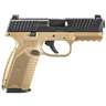 FN FN 509 Double Action 9mm Luger 4in Black/FDE Pistol - 17+1 Rounds - Tan