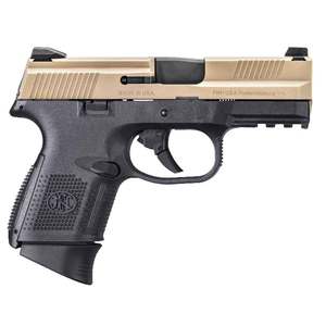 FN FNS-9C 9mm Luger 3.6in FDE/Black Pistol - 12+1 Rounds