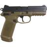 FN FNX-45 45 Auto (ACP) 4.5in Blackened Stainless Pistol - 15+1 Rounds - Tan