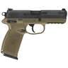 FN FNX-45 45 Auto (ACP) 4.5in Blackened Stainless Pistol - 10+1 Rounds - Tan