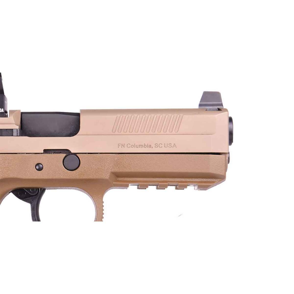 FN FNX-45 Tactical 45 Auto (ACP) 5.3in FDE Pistol - 10+1 Rounds - Tan FN FNX-45 Tactical 45 Auto (ACP) 5.3in FDE Pistol - 10+1 Rounds - Tan