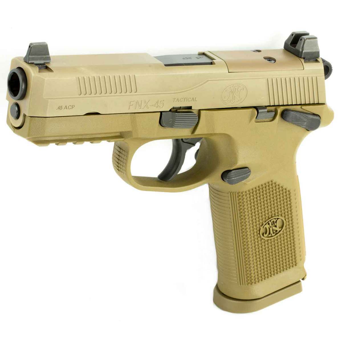 FN FNX-45 Tactical 45 Auto (ACP) FDE Pistol - 10+1 Rounds FN FNX-45 Tactical 45 Auto (ACP) FDE Pistol - 10+1 Rounds